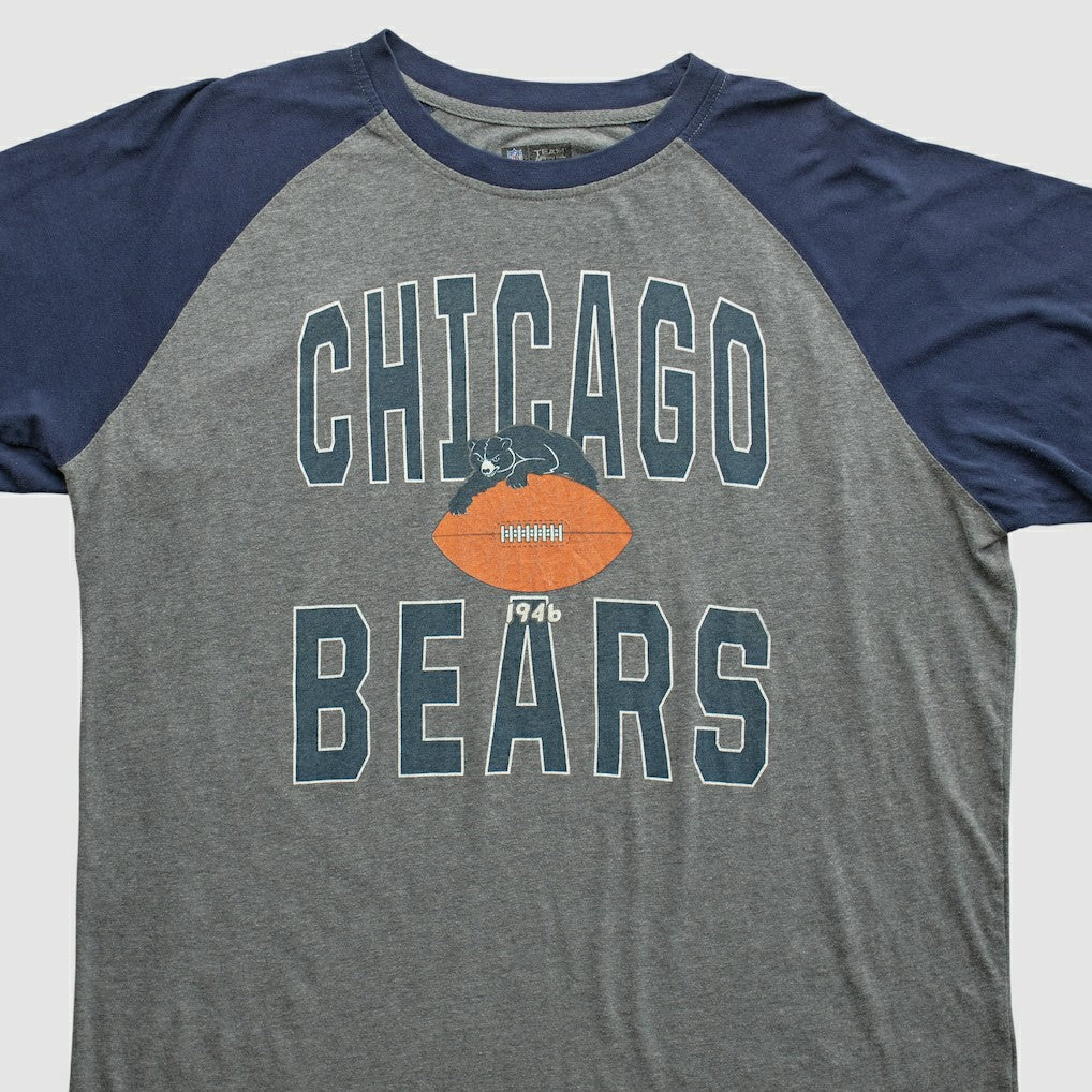 Chicago Bears NFL 2010s T-shirt - Dark Heather Gray Vintage on sale