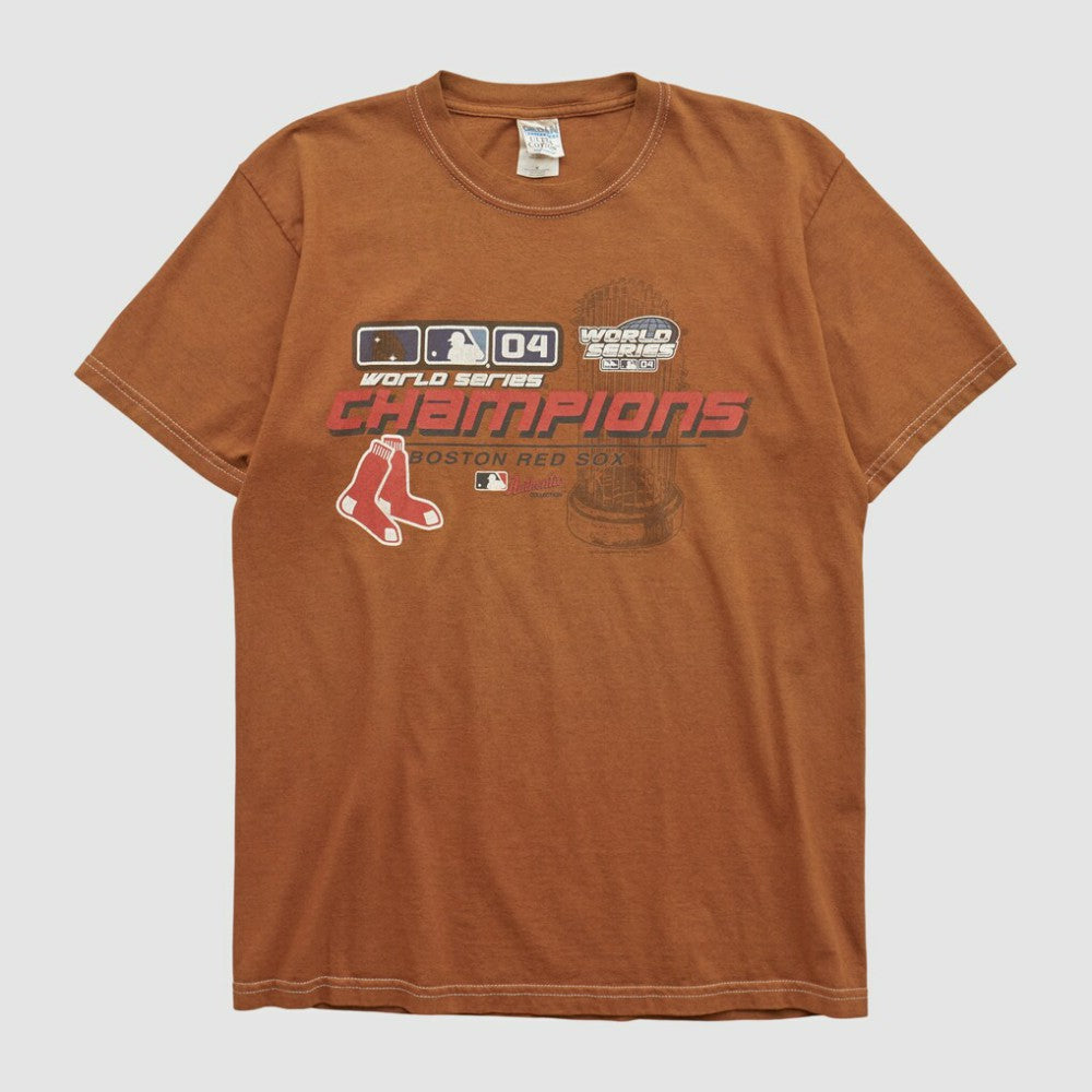 Boston Red Sox Gildan 2004 T-shirt - Clay Vintage