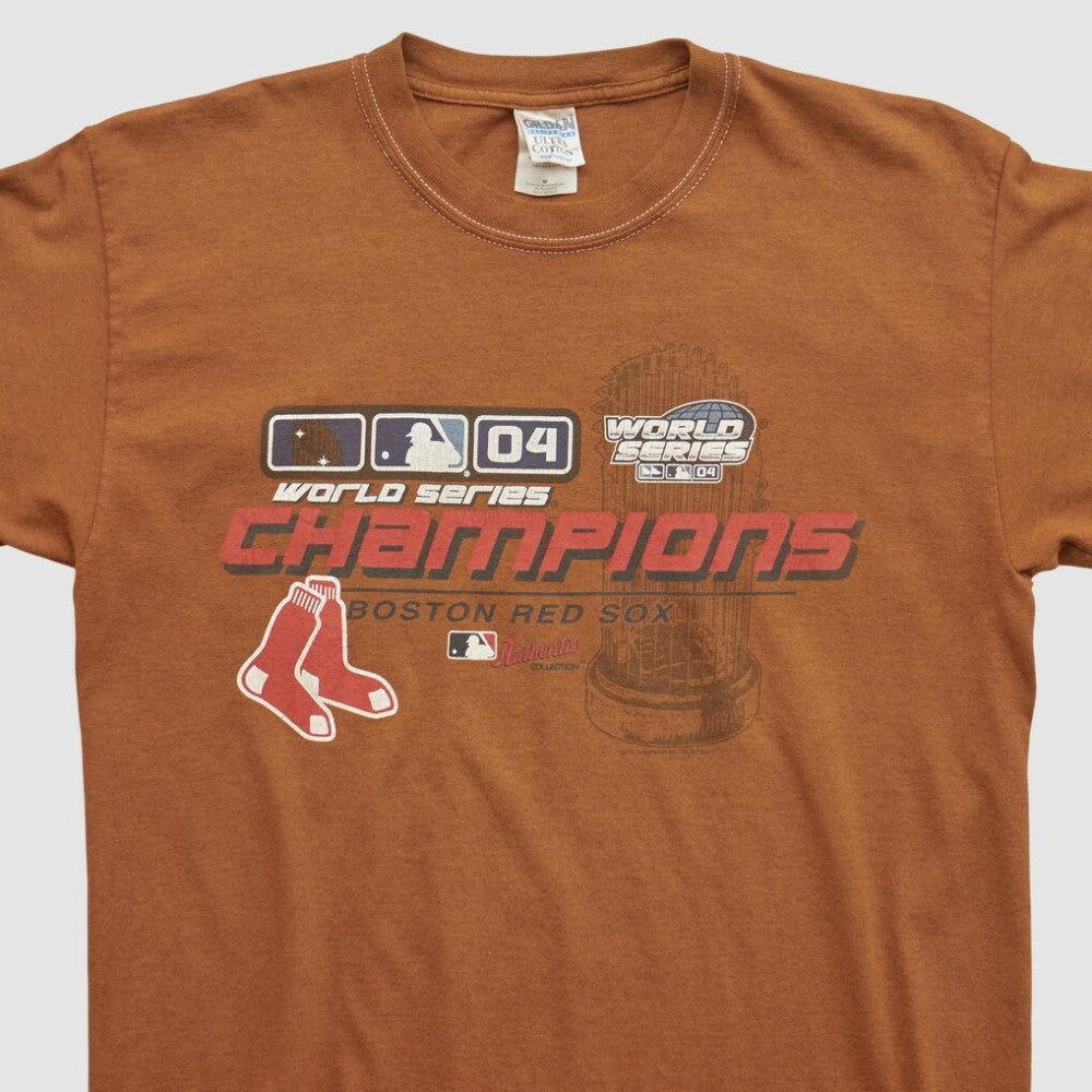 Boston Red Sox Gildan 2004 T-shirt - Clay Vintage