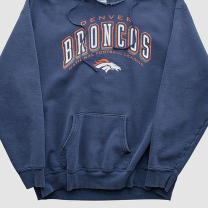 Denver Broncos Pro Player 90s Hooded Pullover Sweatshirt - Navy Vintage online