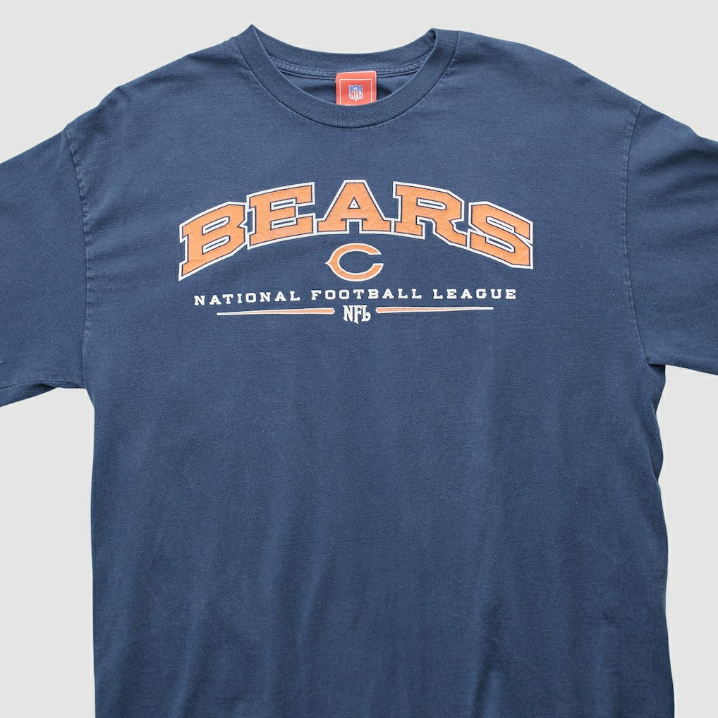 Chicago Bears NFL 2000s Long Sleeve T-shirt - Navy Vintage sale