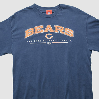 Chicago Bears NFL 2000s Long Sleeve T-shirt - Navy Vintage sale