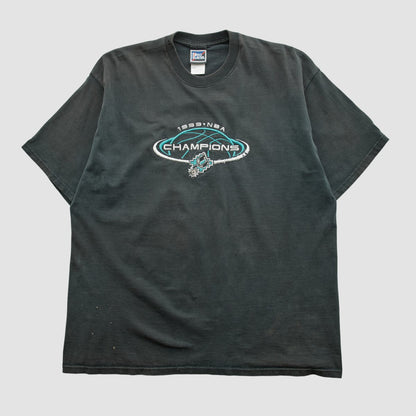 San Antonio Spurs Pro Player 1999 T-shirt - Black Vintage | Vintage sale