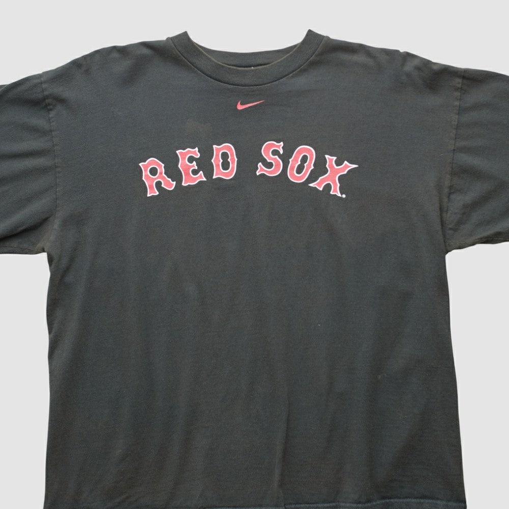 Boston Red Sox 2000s Long Sleeve T-shirt - Black Vintage | Nike