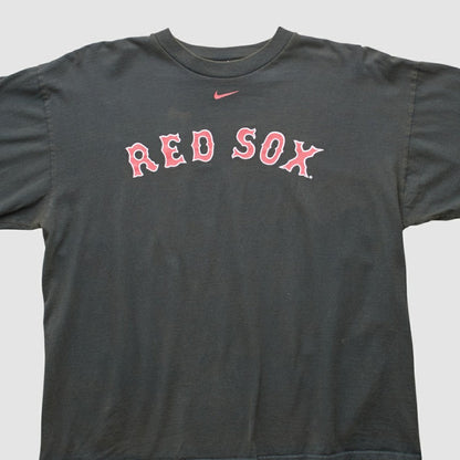 Boston Red Sox 2000s Long Sleeve T-shirt - Black Vintage | Nike