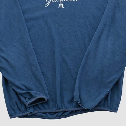 New York Yankees Lee Apparel 2000s Pullover Sweatshirt - Navy Vintage