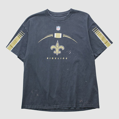 New Orleans Saints Reebok 2000s T-shirt - Black Vintage sale
