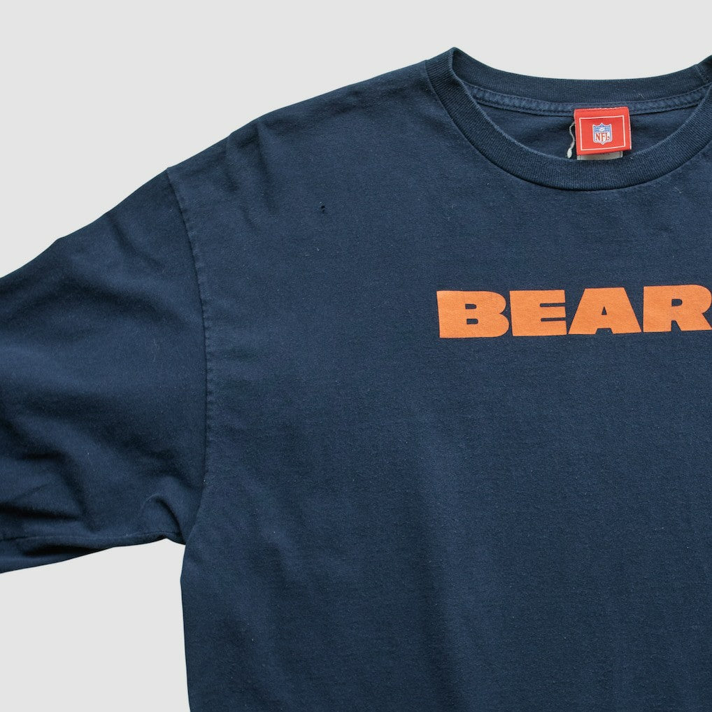Chicago Bears NFL 2000s Long Sleeve T-shirt - Navy Vintage sale
