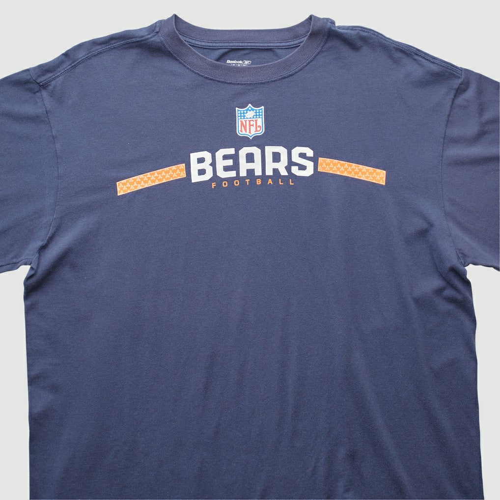 Chicago Bears Reebok 2000s Long Sleeve T-shirt - Navy Vintage on sale