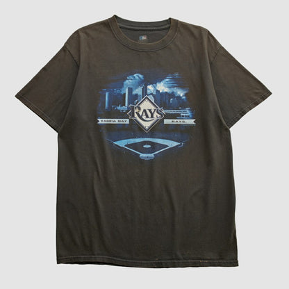 Tampa Bay Rays Genuine Merchandise 2000s T-shirt - Black Vintage