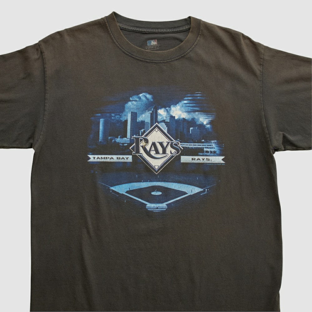 Tampa Bay Rays Genuine Merchandise 2000s T-shirt - Black Vintage