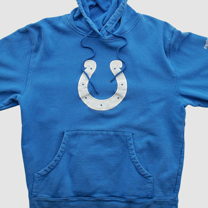 Indianapolis Colts Reebok 2000s Hooded Pullover Sweatshirt - Blue Vintage on sale