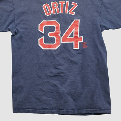Boston Red Sox Majestic 2000s T-shirt - Navy Vintage