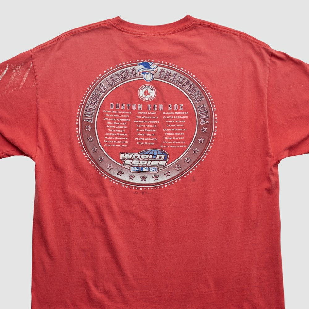 Boston Red Sox Alstyle 2004 T-shirt - Red Vintage