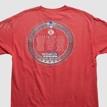 Boston Red Sox Alstyle 2004 T-shirt - Red Vintage