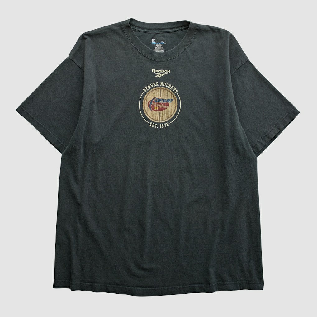 Denver Nuggets Reebok 2000s T-shirt sale - Black Vintage | Vintage discount