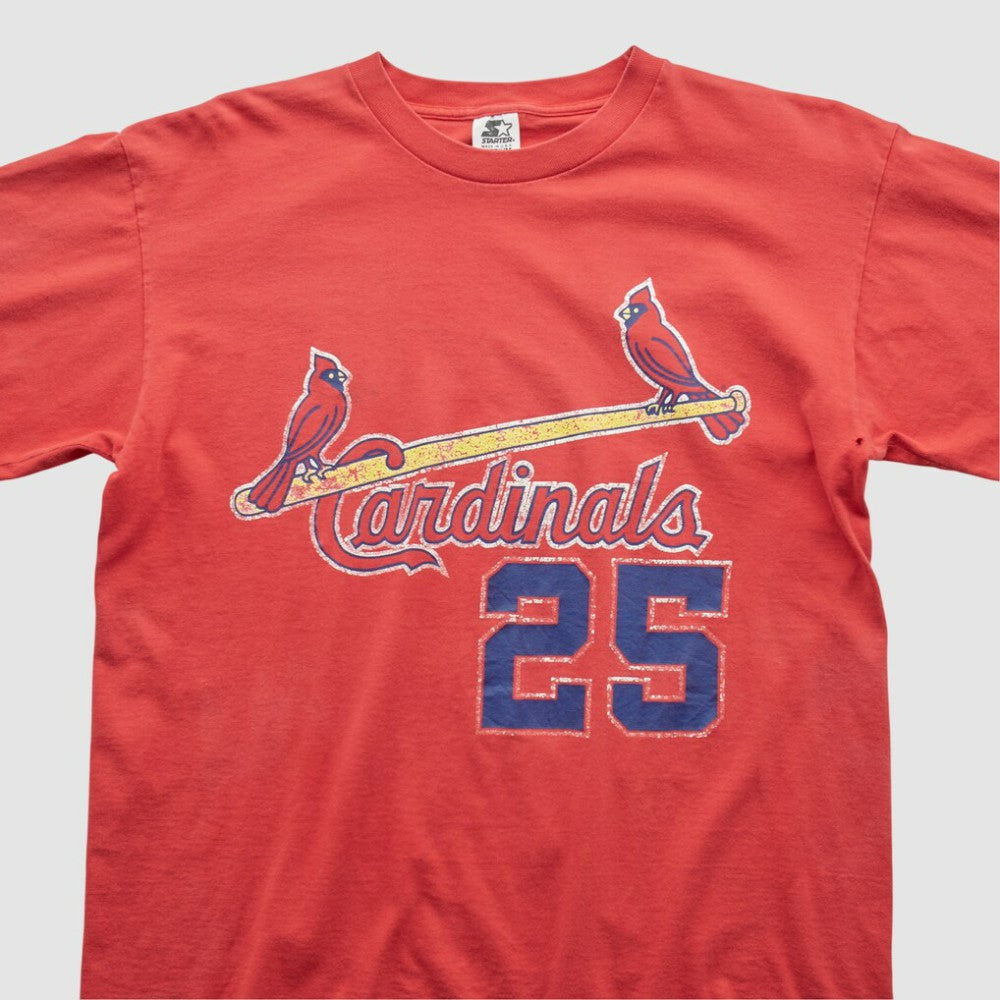 St. Louis Cardinals Starter 90s T-shirt - Red Vintage