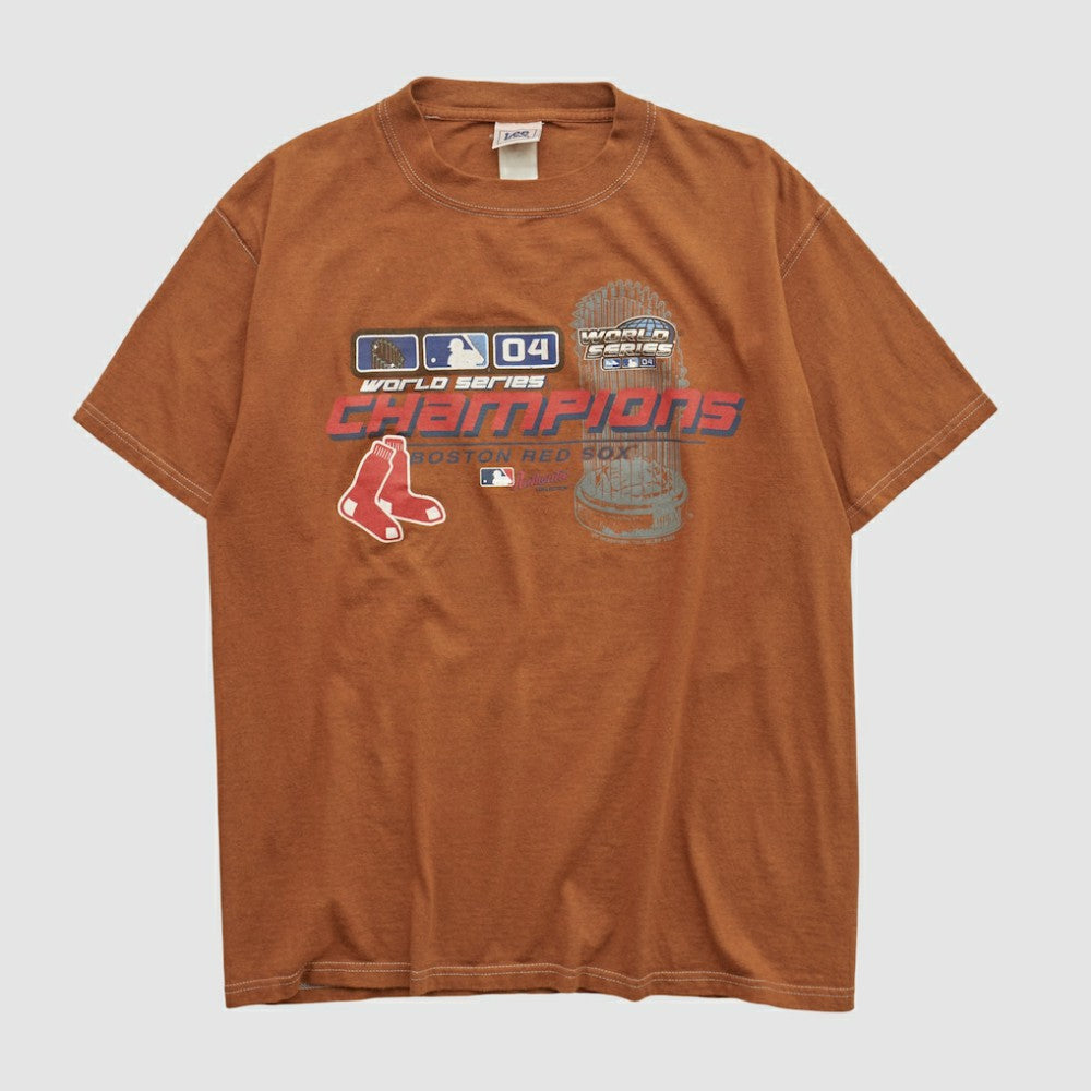 Boston Red Sox Lee Apparel 2004 T-shirt - Clay Vintage