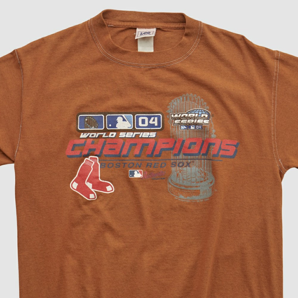 Boston Red Sox Lee Apparel 2004 T-shirt - Clay Vintage