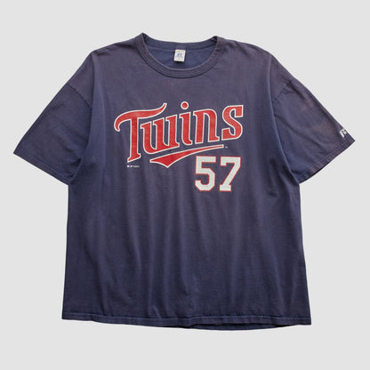 Minnesota Twins Russell 2003 T-shirt - Navy Vintage