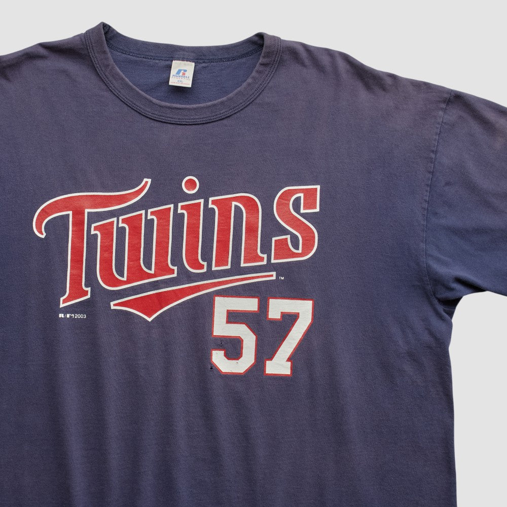 Minnesota Twins Russell 2003 T-shirt - Navy Vintage