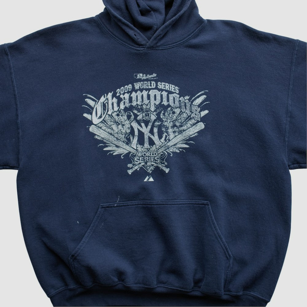 World Series Gildan 2009 Hooded Pullover Sweatshirt - Navy Vintage
