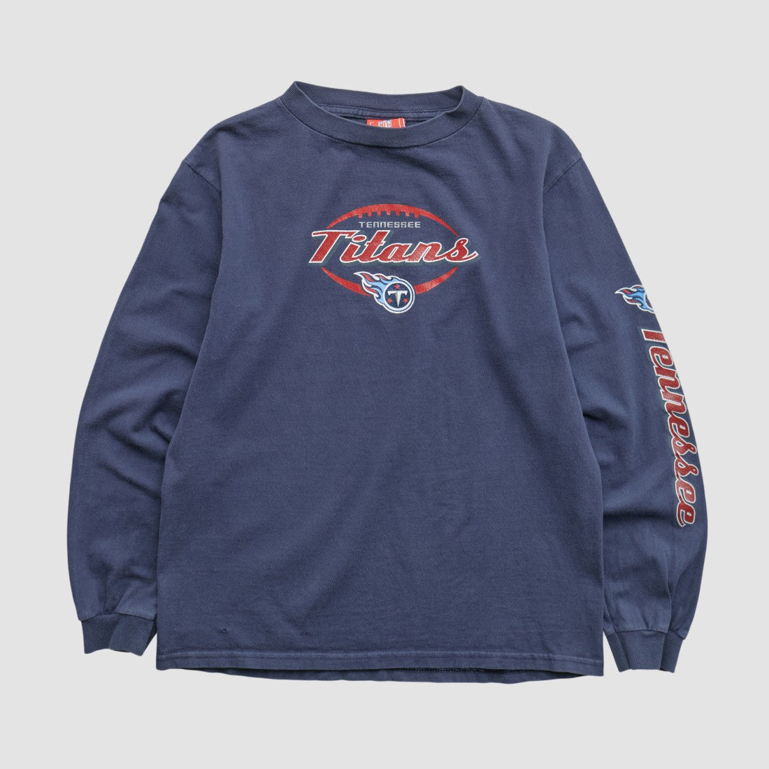 Tennessee Titans NFL 2000s Long Sleeve T-shirt - Navy Vintage discount