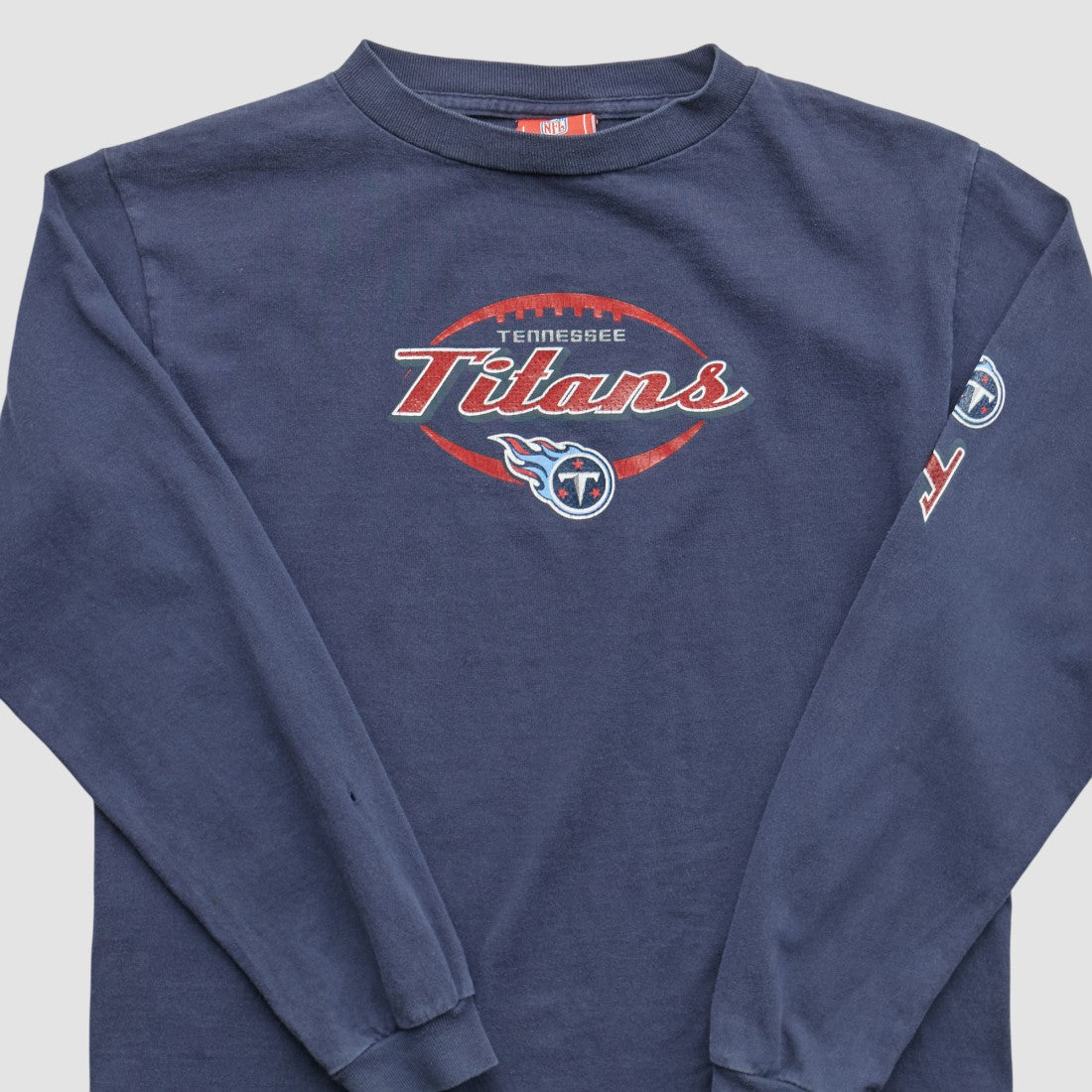 Tennessee Titans NFL 2000s Long Sleeve T-shirt - Navy Vintage discount