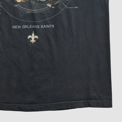 New Orleans Saints 2010s T-shirt - Black Vintage cheap