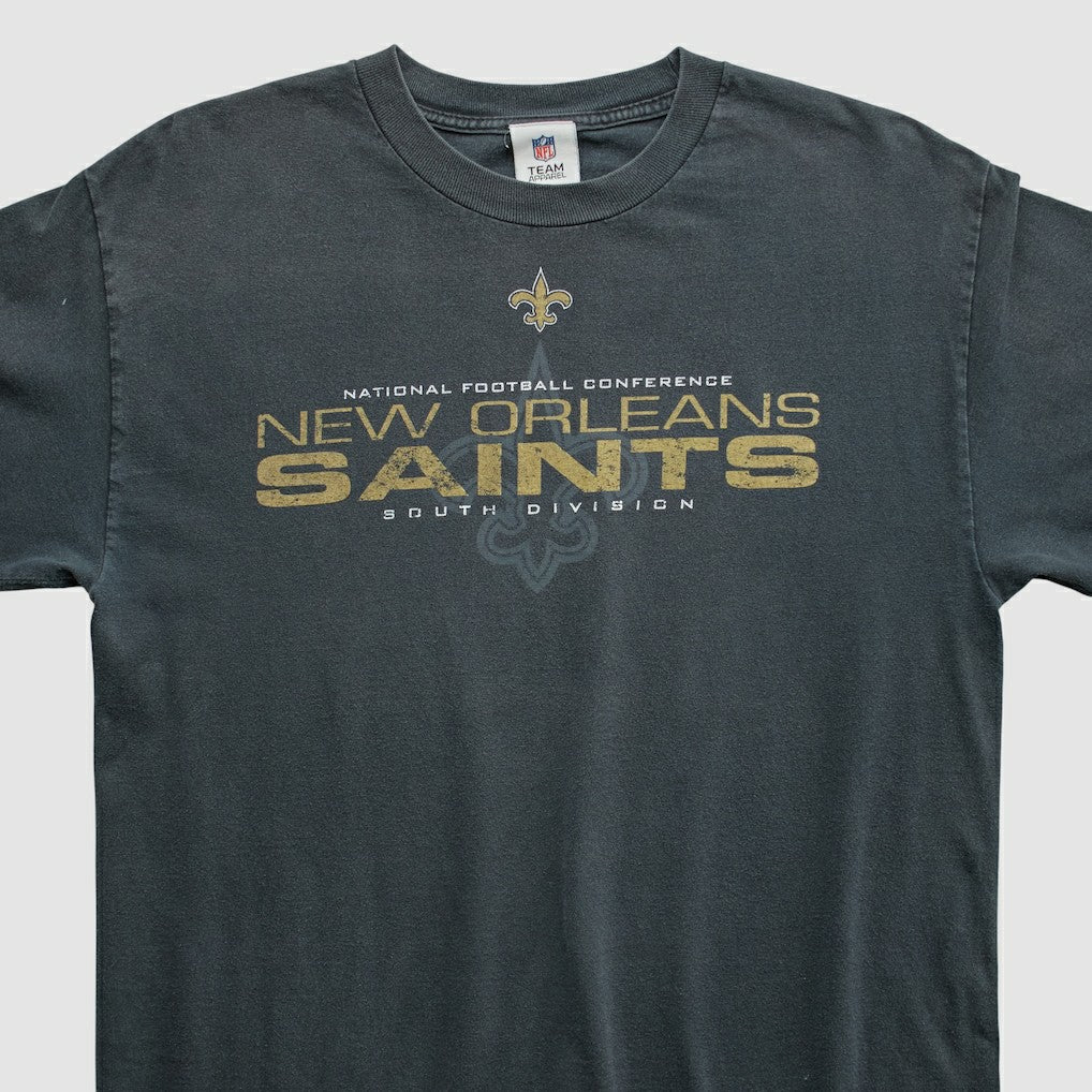 New Orleans Saints NFL 2010s Long Sleeve T-shirt - Black Vintage sale