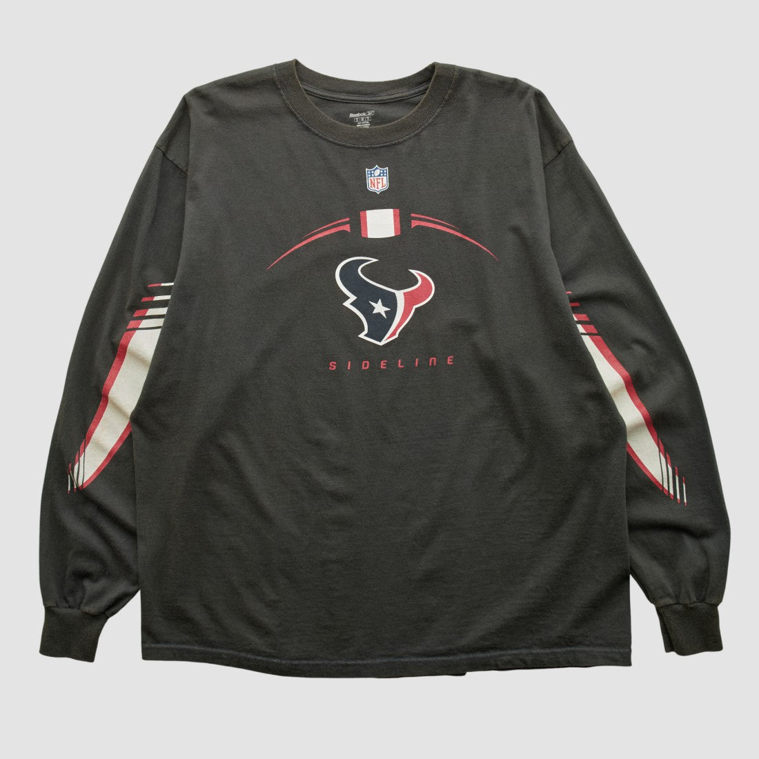Houston Texans Reebok 2000s Long Sleeve T-shirt - Black Vintage outlet