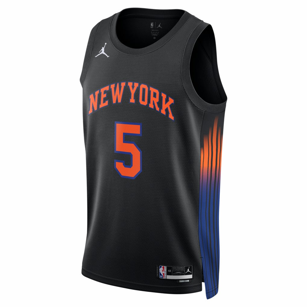 José Alvarado New York Knicks Jordan Brand Unisex Swingman Jersey - Statement Edition - Black on sale