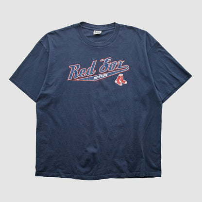 Boston Red Sox Lee Apparel 2000s T-shirt - Navy Vintage