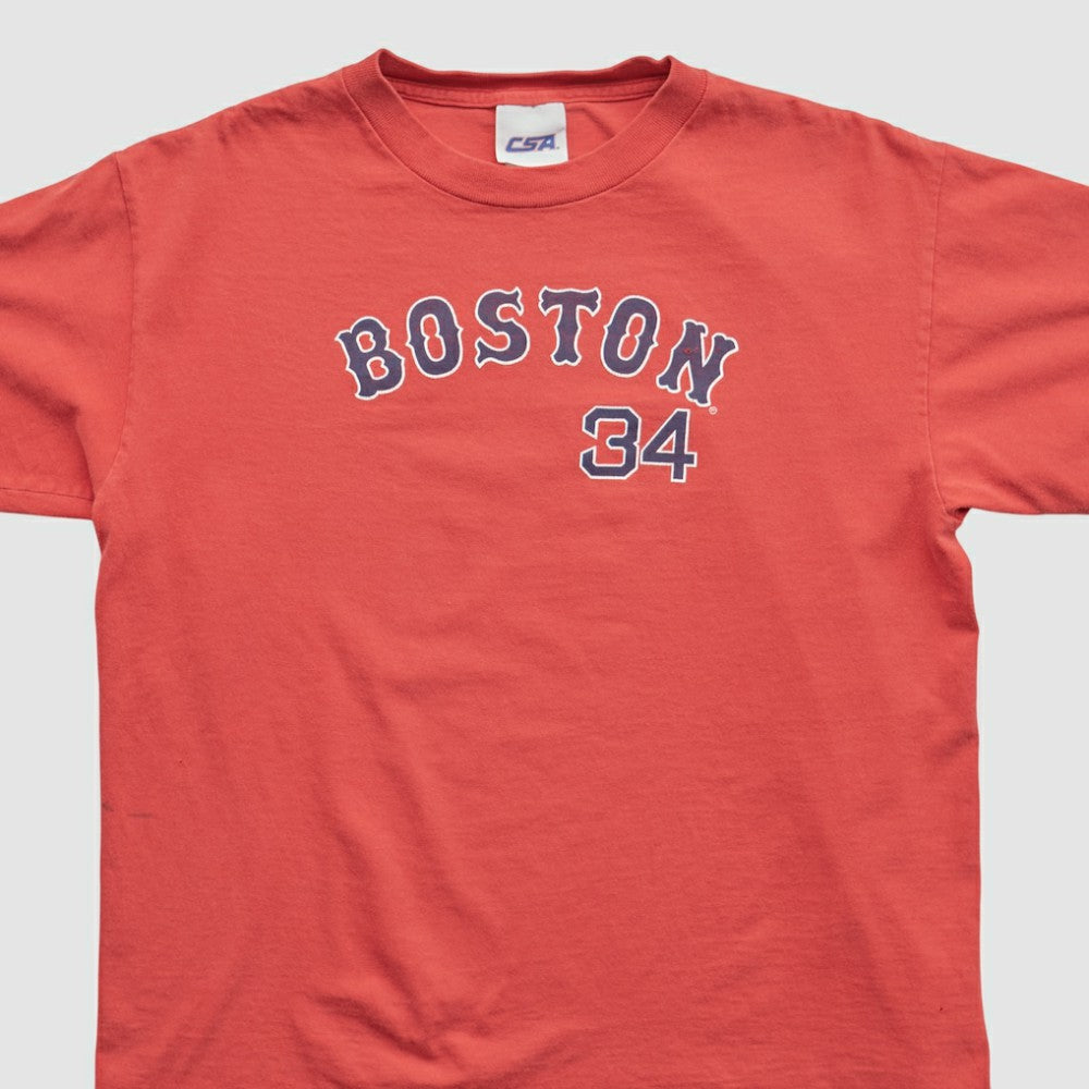 Boston Red Sox CSA 2000s T-shirt - Red Vintage