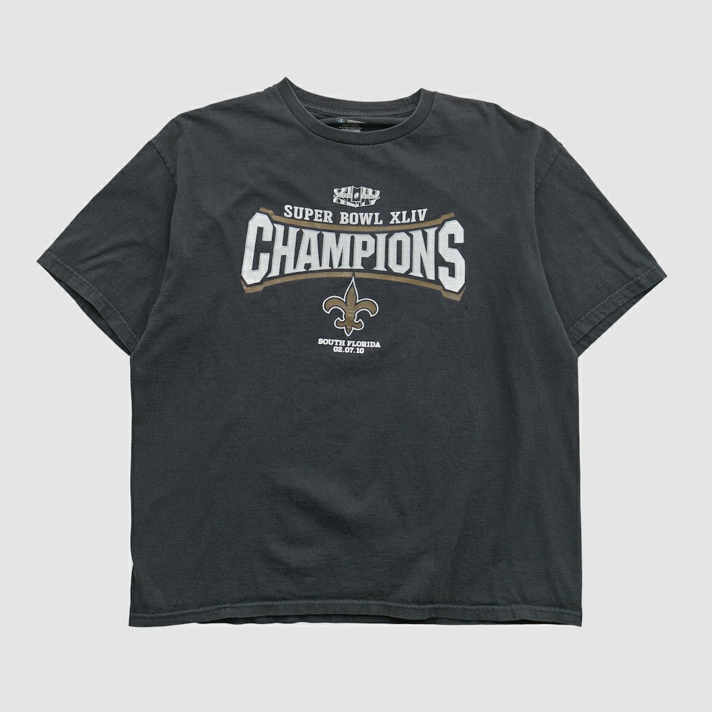 New Orleans Saints NFL 2010 T-shirt - Black Vintage discount