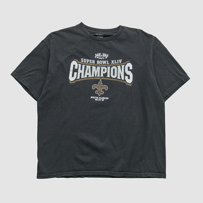 New Orleans Saints NFL 2010 T-shirt - Black Vintage discount