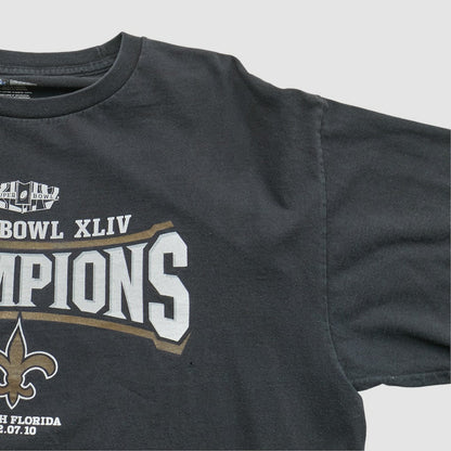 New Orleans Saints NFL 2010 T-shirt - Black Vintage discount