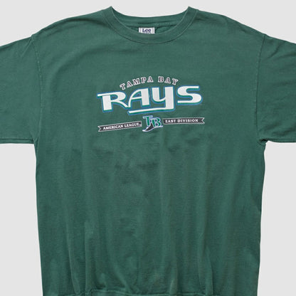 Tampa Bay Rays Lee Sport T-shirt - Green Vintage