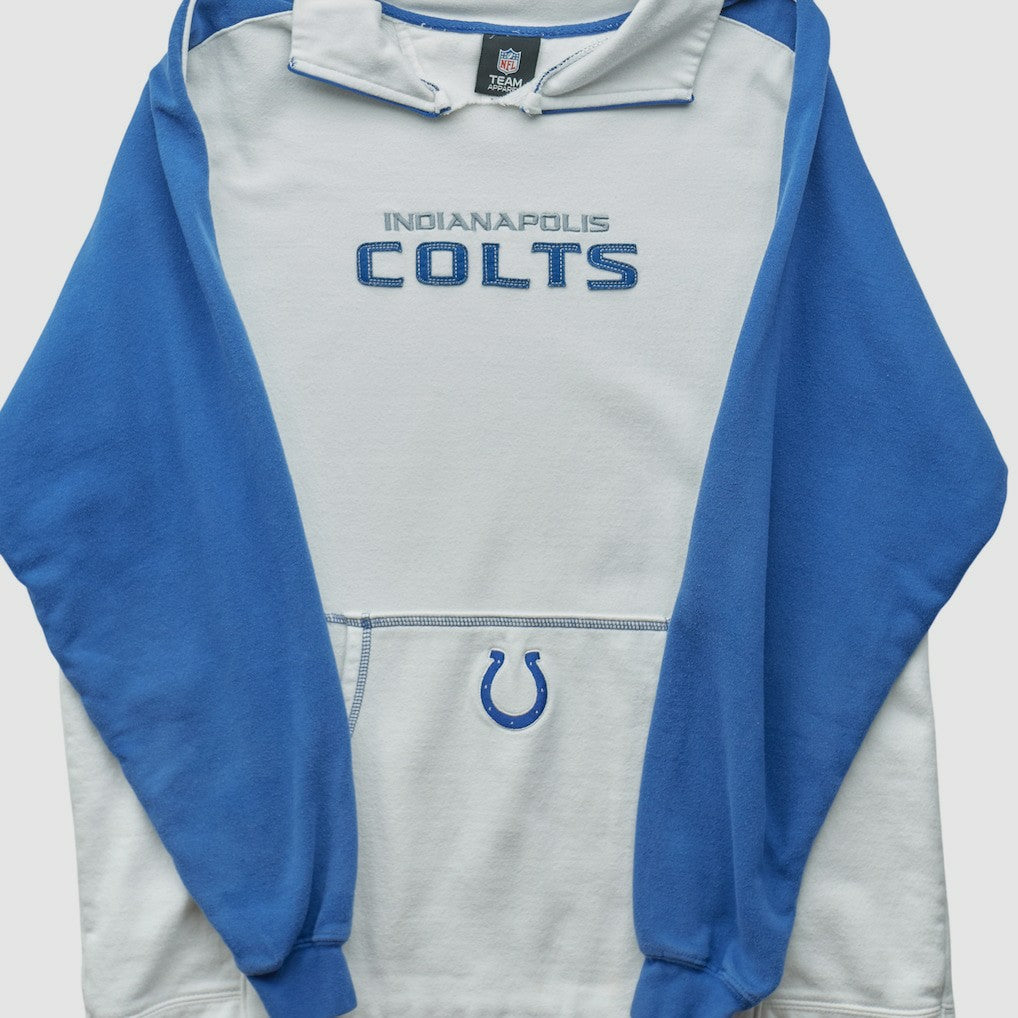 Indianapolis Colts NFL 2010s Pullover Sweatshirt - White Vintage on sale