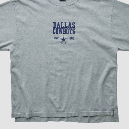 Dallas Cowboys Cowboys Authentic Apparel 2000s Long Sleeve T-shirt - Heather Gray Vintage online