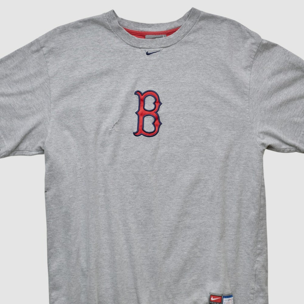 Boston Red Sox 2000s T-shirt - Heather Gray Vintage | Nike