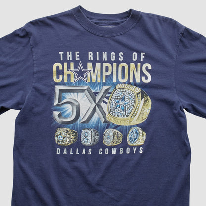 Dallas Cowboys Cowboys Team Apparel 2000s Long Sleeve T-shirt - Navy Vintage outlet