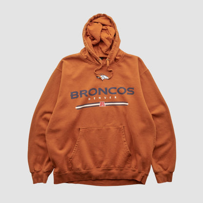 Denver Broncos NFL 2010s Hooded Pullover Sweatshirt - Clay Vintage discount