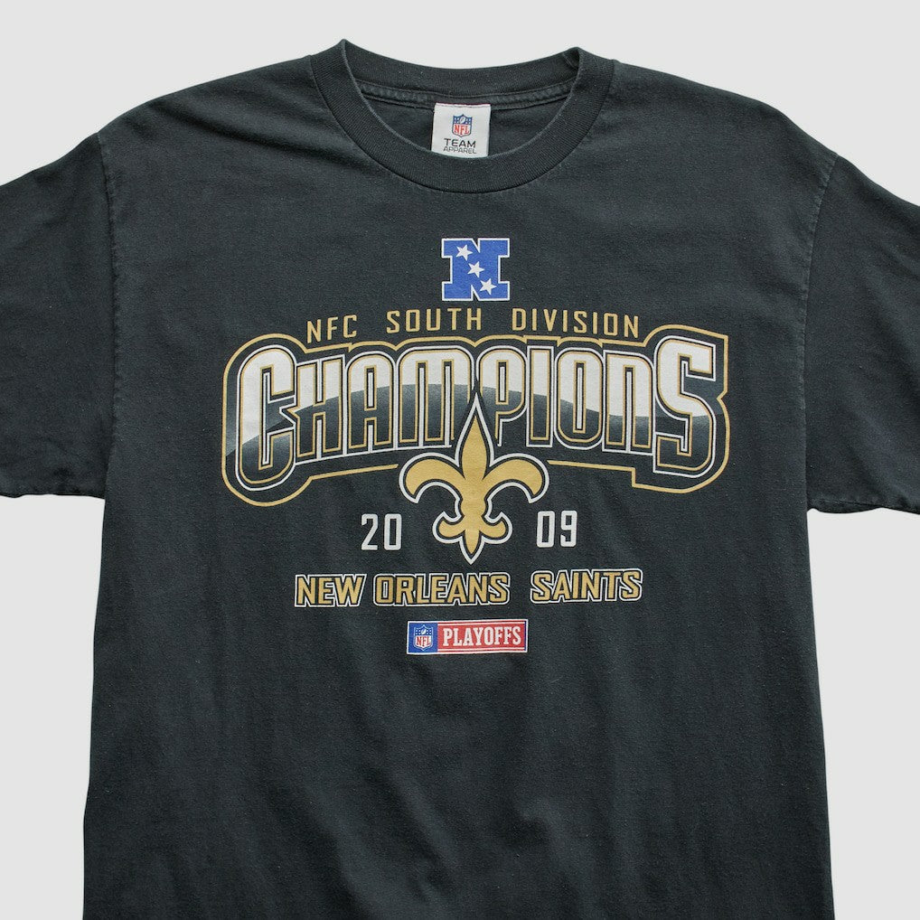 New Orleans Saints NFL 2009 T-shirt - Black Vintage cheap