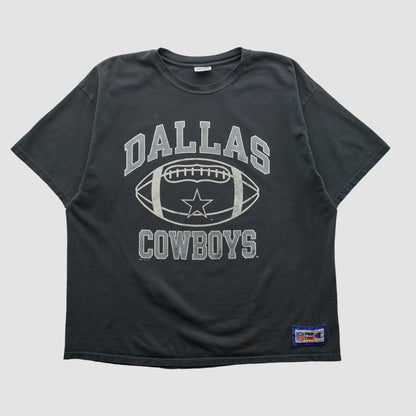 Dallas Cowboys Champion 90s T-shirt - Black Vintage for sale