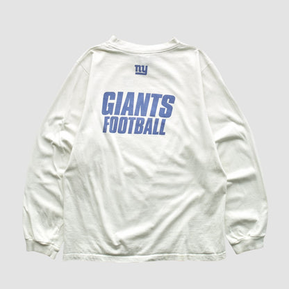 New York Giants 2000s Long Sleeve T-shirt - White Vintage outlet