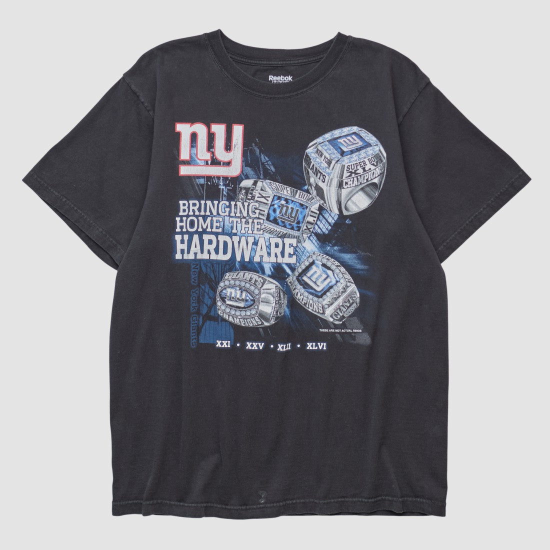 New York Giants Reebok 2000s T-shirt - Black Vintage cheap
