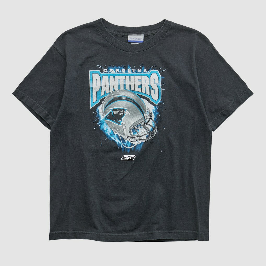 Carolina Panthers Reebok 2000s T-shirt - Black Vintage for sale