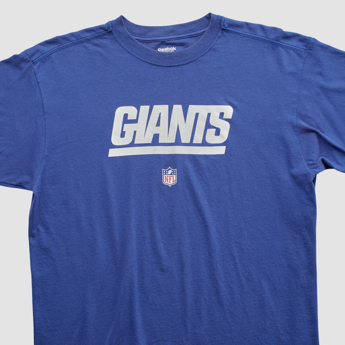 New York Giants Reebok 2000s T-shirt - Blue Vintage for sale