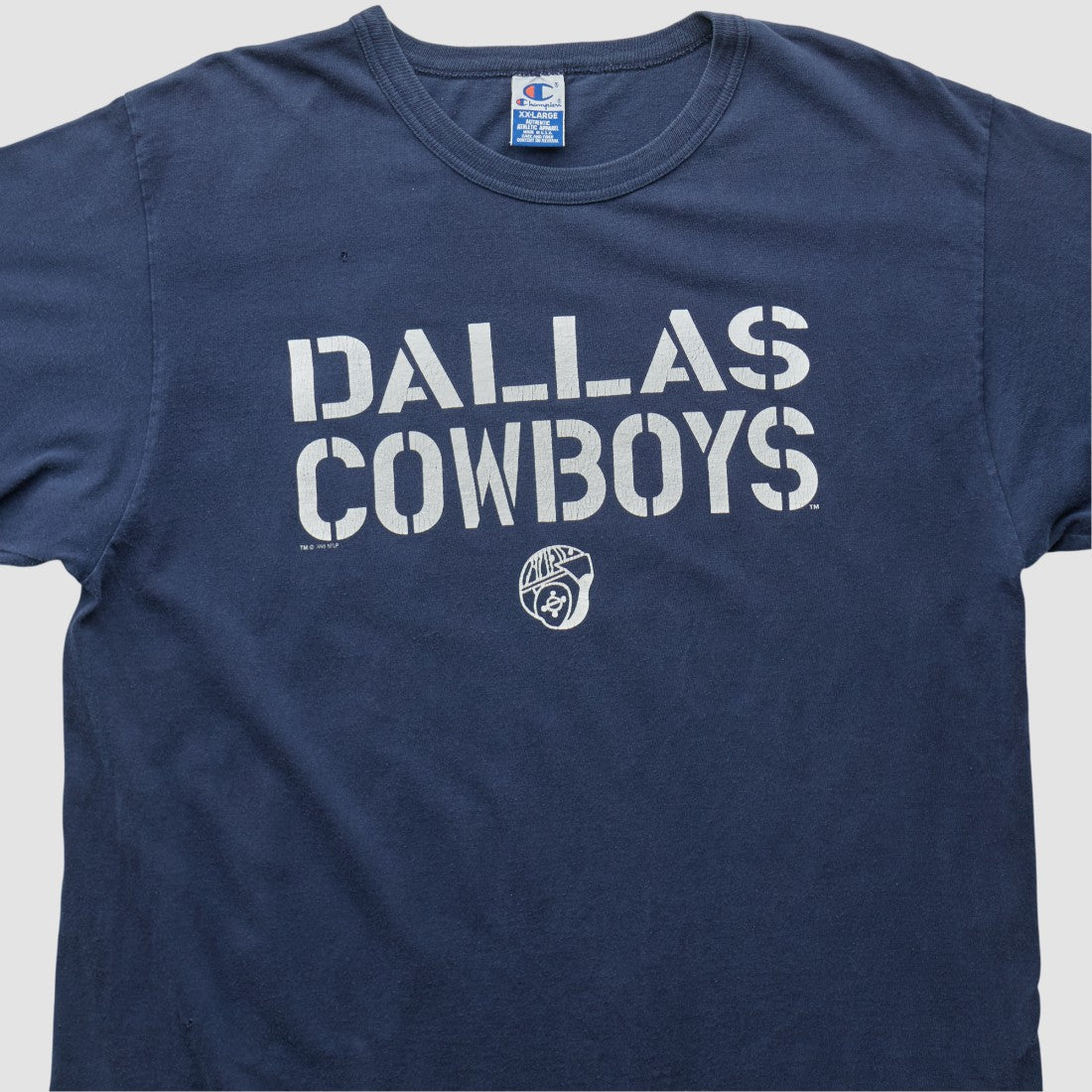 Dallas Cowboys Champion 90s T-shirt - Navy Vintage sale